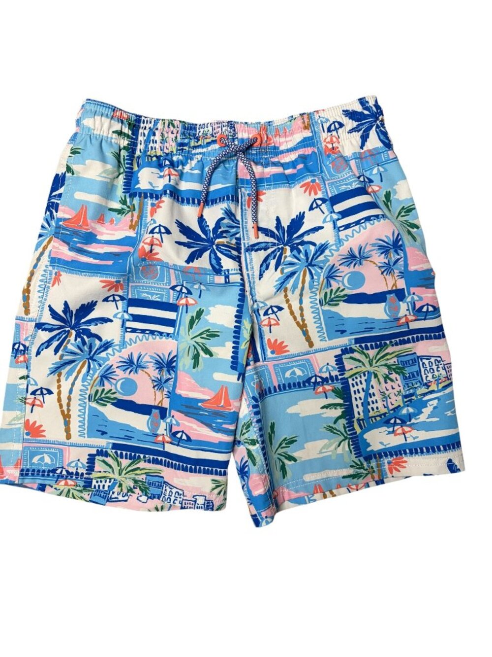 Wonder Nation Boys Swim Trunks Large 10-12 Family Matching